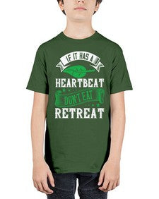 if it has a heartbeat 1180# - vegan - Youth Tee Unisex