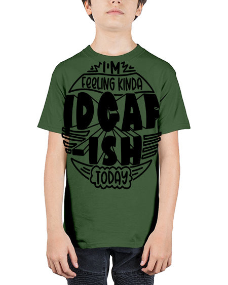 im feeling kinda idgafish today 10# - shark-fish - Youth Tee Unisex