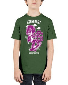lets skate 724# - art pop art - Youth Tee Unisex