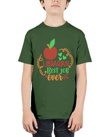 librarian best job ever 473# - librarian - Youth Tee Unisex