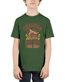 librarian shark doo doo 474# - librarian - Youth Tee Unisex