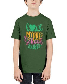 love my pre school tribe 521# - prek headstart - Youth Tee Unisex