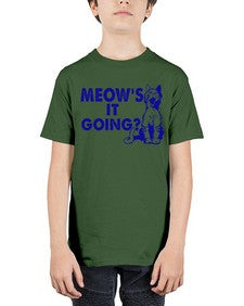 meows its going - cats - Youth Tee Unisex