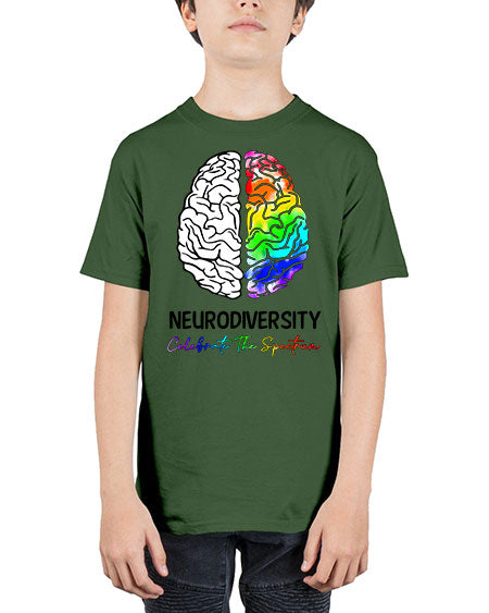 neurodiversity celebrate the specturm - autism - Youth Tee Unisex
