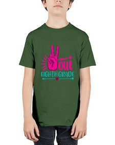 out eight grade 606# - eighth grade - Youth Tee Unisex