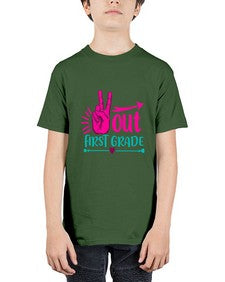 out first grade 607# - first grade - Youth Tee Unisex
