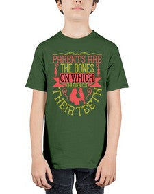 parents are the bones on which children cut their teeth 531# - parents day - Youth Tee Unisex
