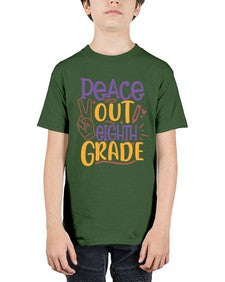 peace out eighth grade 616# - eighth grade - Youth Tee Unisex