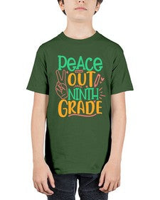 peace out nineth grade 637# - nineth grade - Youth Tee Unisex