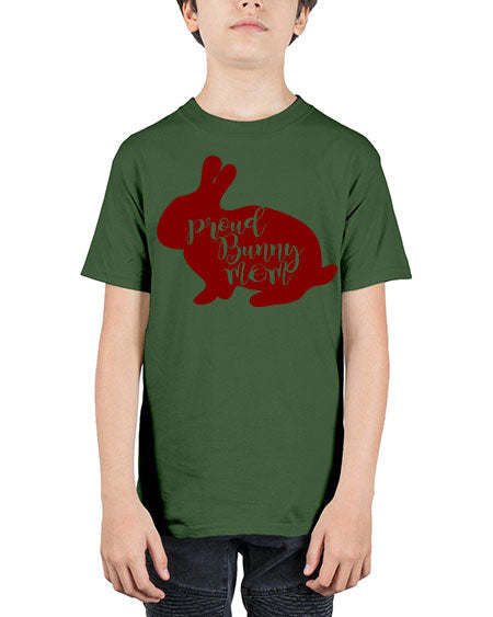 proud bunny mom - rabbit - Youth Tee Unisex