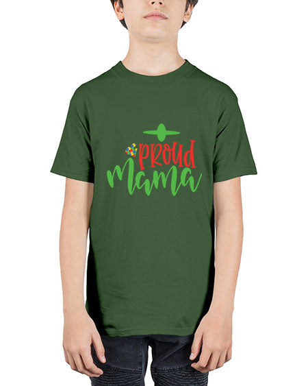 proud mama Style 38# - autism - Youth Tee Unisex
