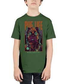 pug life zkmmhj 1005# - art pop art - Youth Tee Unisex