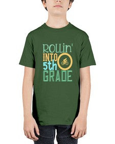 rollin into fifth grade 775# - fifth grade - Youth Tee Unisex