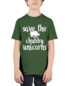save the chubby unicorns 382# - unicorn - Youth Tee Unisex