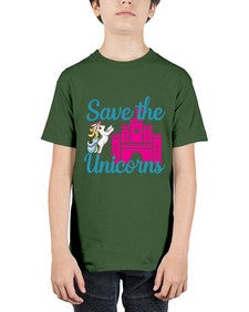 save the unicorns 389# - unicorn - Youth Tee Unisex