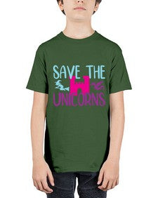 save the unicorns 390# - unicorn - Youth Tee Unisex