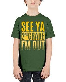 see ya second grade im out 843# - second grade - Youth Tee Unisex