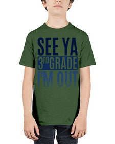 see ya third grade im out 845# - third grade - Youth Tee Unisex