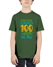 sisth grade survived one hundred days of me 872# - one hundred days - Youth Tee Unisex