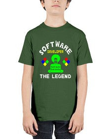 software developer the legend 16# - computer - Youth Tee Unisex