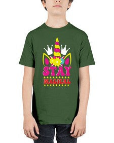 stay magical 425# - unicorn - Youth Tee Unisex