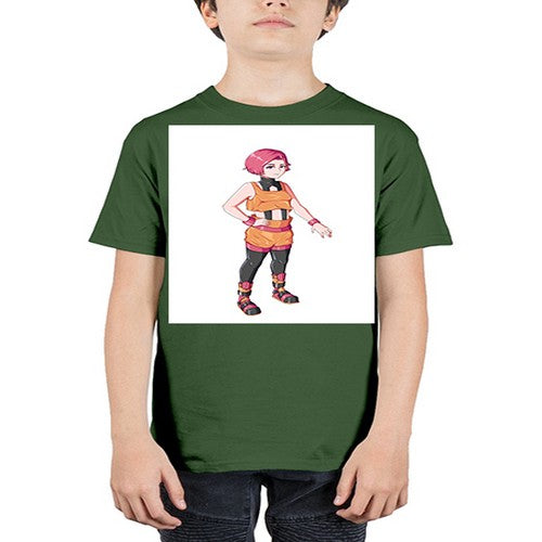 street girl wear orange outfit16# - anime - Youth Tee Unisex