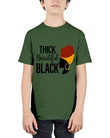 thick beautiful black Style 4# - black girls or women - Youth Tee Unisex