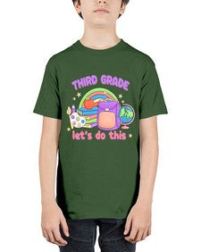 third Grade Lets Do This 964# - third grade - Youth Tee Unisex