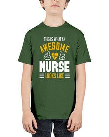 this is what an awesome Style 1548# - nurse - Youth Tee Unisex