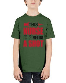 this nurse needs a shot 1559# - nurse - Youth Tee Unisex