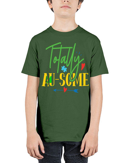 totally ausome Style 1# - autism - Youth Tee Unisex