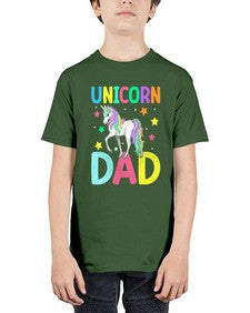unicorn dad 454# - unicorn - Youth Tee Unisex