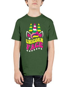 unicorn face 459# - unicorn - Youth Tee Unisex
