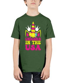 unicorn in the usa 463# - unicorn - Youth Tee Unisex