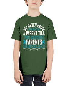 we never know the love of a parent till we become parents ourselves 665# - parents day - Youth Tee Unisex
