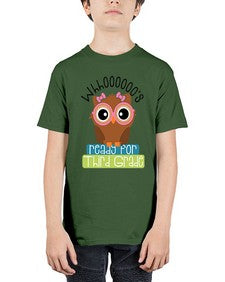 whooos ready for third grade girl 1010# - third grade - Youth Tee Unisex