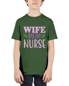 wife mom nurse 1641# - nurse - Youth Tee Unisex