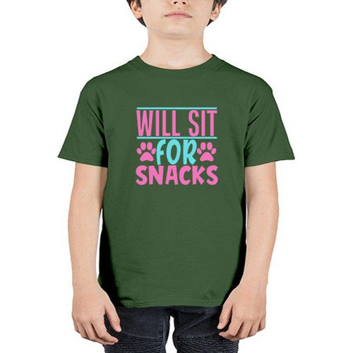 will sit for snacks Style 57# - dogs - Youth Tee Unisex