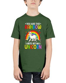 you are the rainbow to my unicorn 562# - unicorn - Youth Tee Unisex