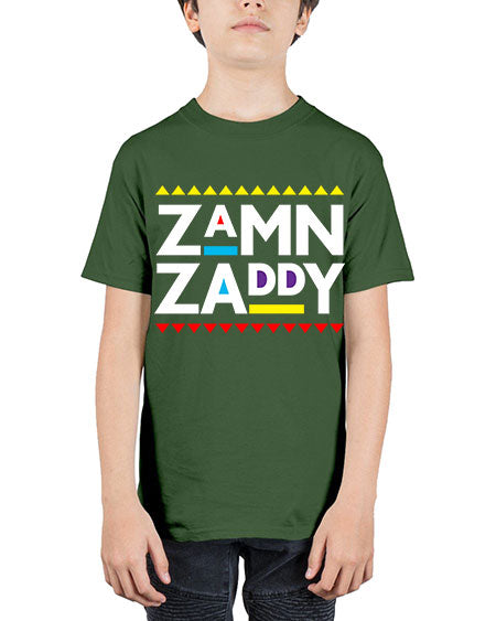 zamn zaddy 1# - black words and phrases - Youth Tee Unisex