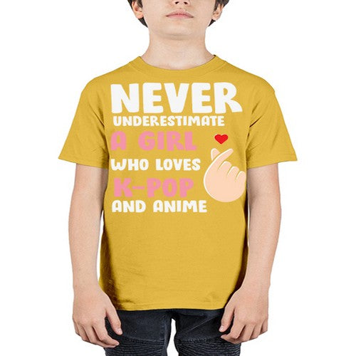 A Girl Who Loves Kpop and Anime 188# - anime - Youth Tee Unisex