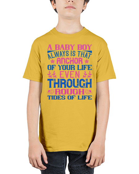 A baby boy always is that anchor of your life even through rough tides of life Style 249# - baby - Youth Tee Unisex