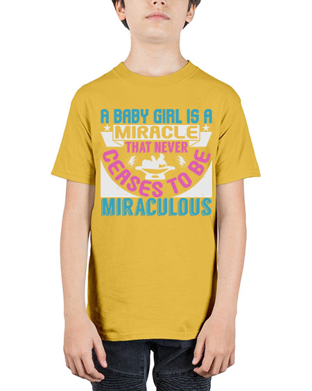 A baby girl is a miracle Style 2# - baby - Youth Tee Unisex