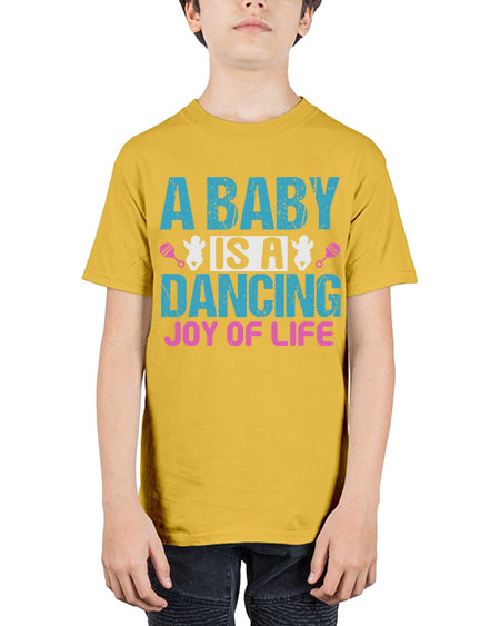 A baby is a dancing joy of life Style 3# - baby - Youth Tee Unisex
