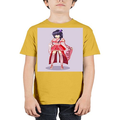 A beautiful girl with dress kimono game 108# - anime - Youth Tee Unisex