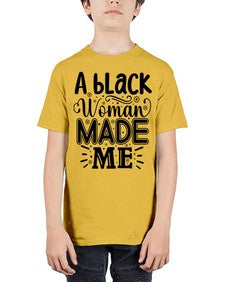 A black woman made me Style 66# - black girls or women - Youth Tee Unisex