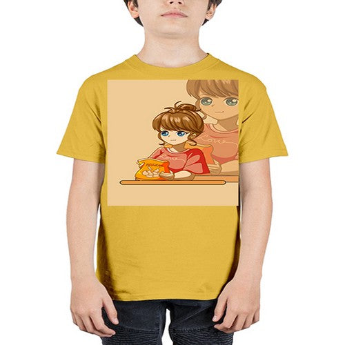 A cute girl with potato 114# - anime - Youth Tee Unisex