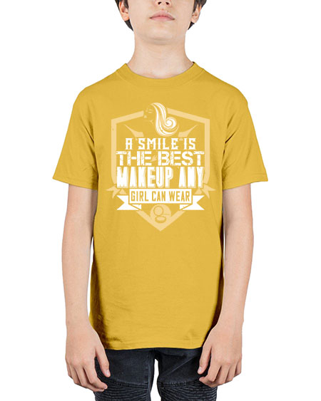 A smile is the best makeup any girl can wear Style 261# - beauty - fashion - Youth Tee Unisex