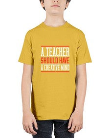 A teacher should have a creative mind Style 564# - teacher - Youth Tee Unisex