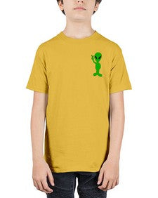 Alien in Pocket Side 3# - ufo - Youth Tee Unisex